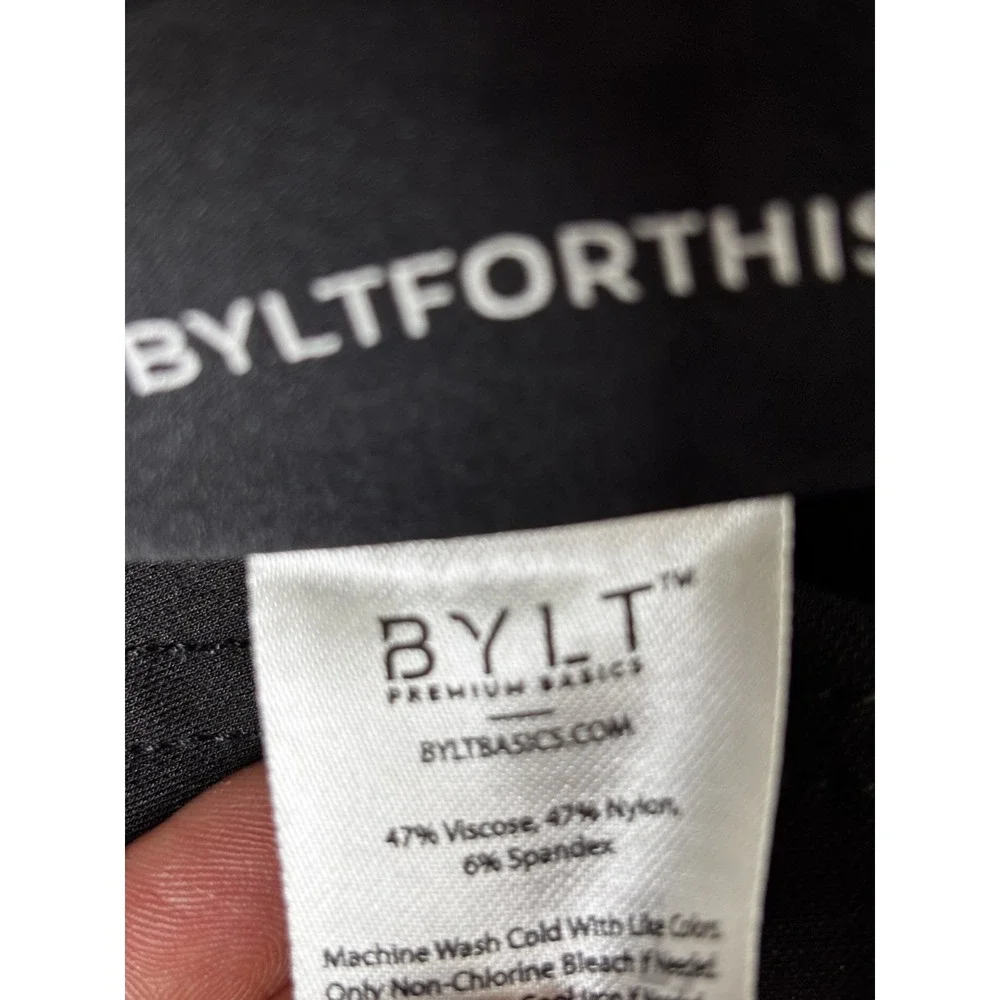 BYLT Everyday Chino Shorts 38 Black Elite+ Stretch Golf Casual Performance